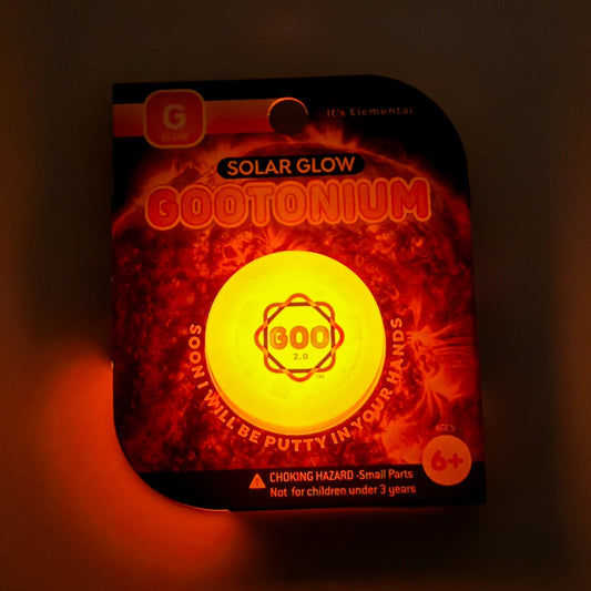 Gootonium Glowing Orange Solar Putty