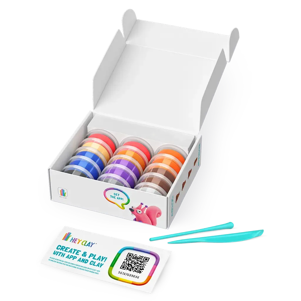 Hey Clay! Air-Dry Modelling Clay Set - Forest Animals