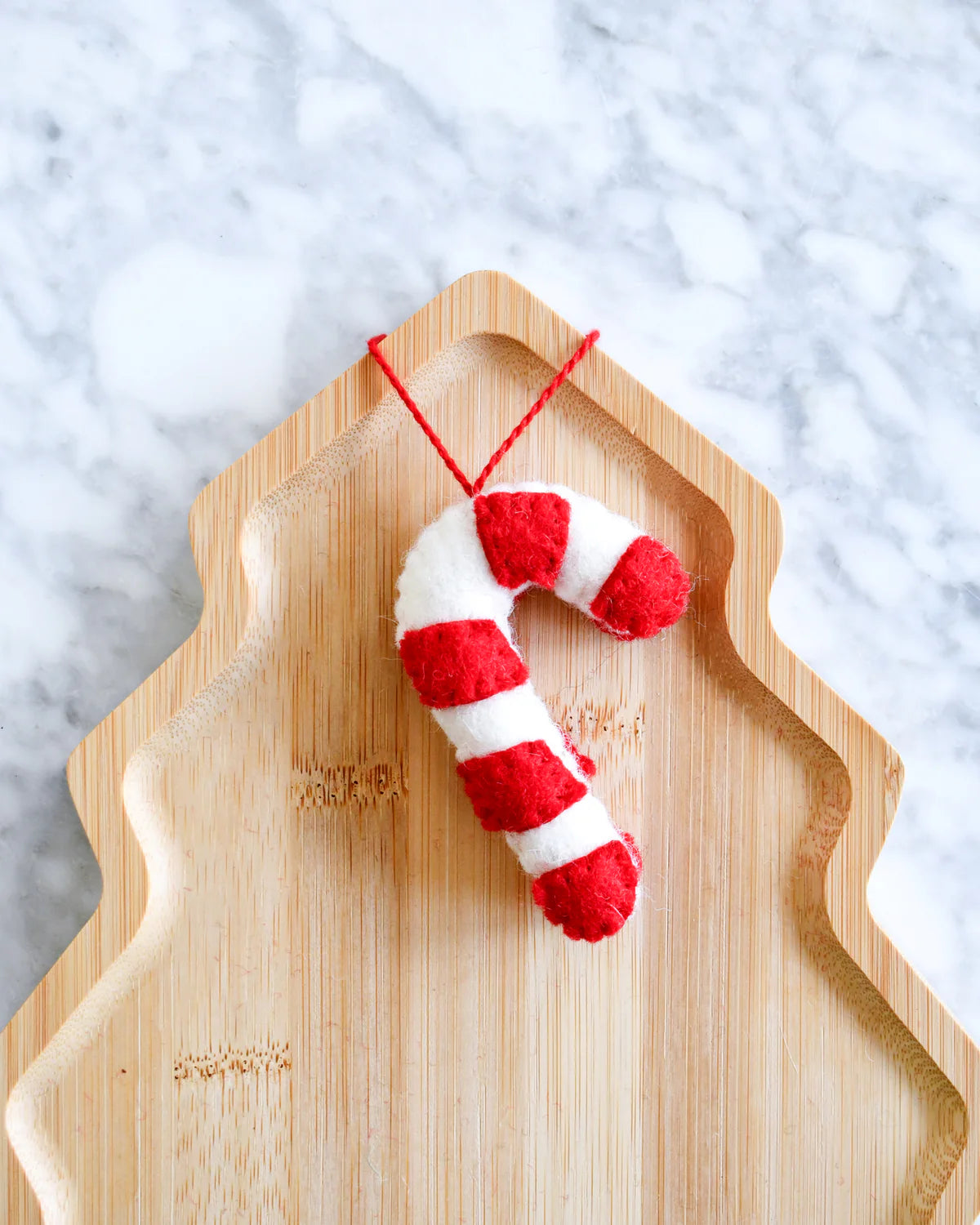 Felt Candy Cane Ornament
