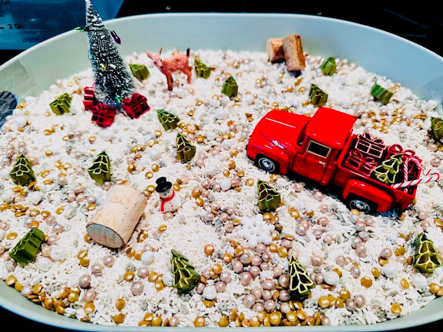 Little Red Truck Sensory Play Kit