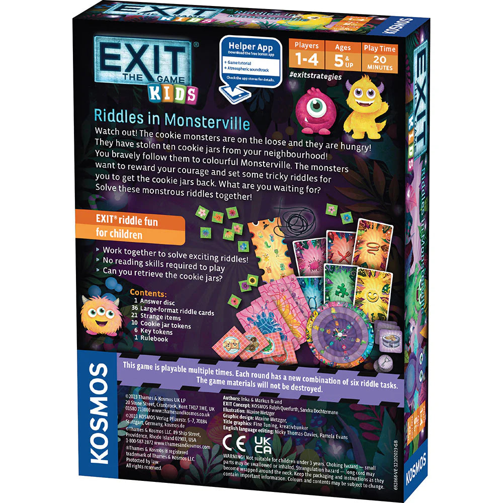 Exit: The Game - Kids - Riddles of Monsterville