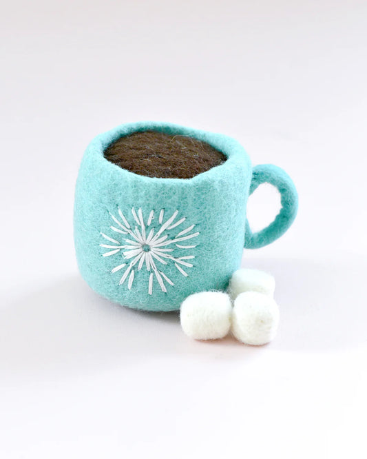 Felt Food Play Set - Hot Chocolate with Marshmallows