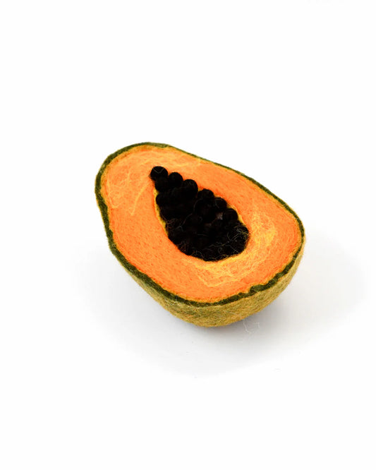 Felt Fruits & Vegetables - Papaya