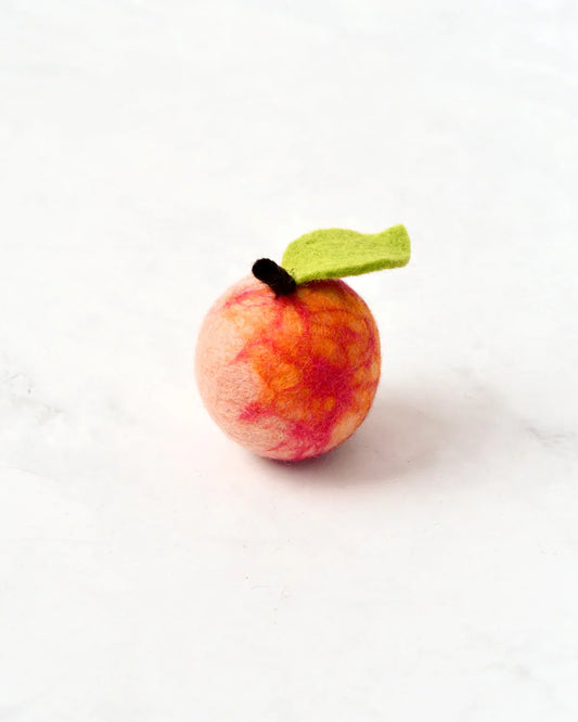 Felt Fruits & Vegetables - Peach