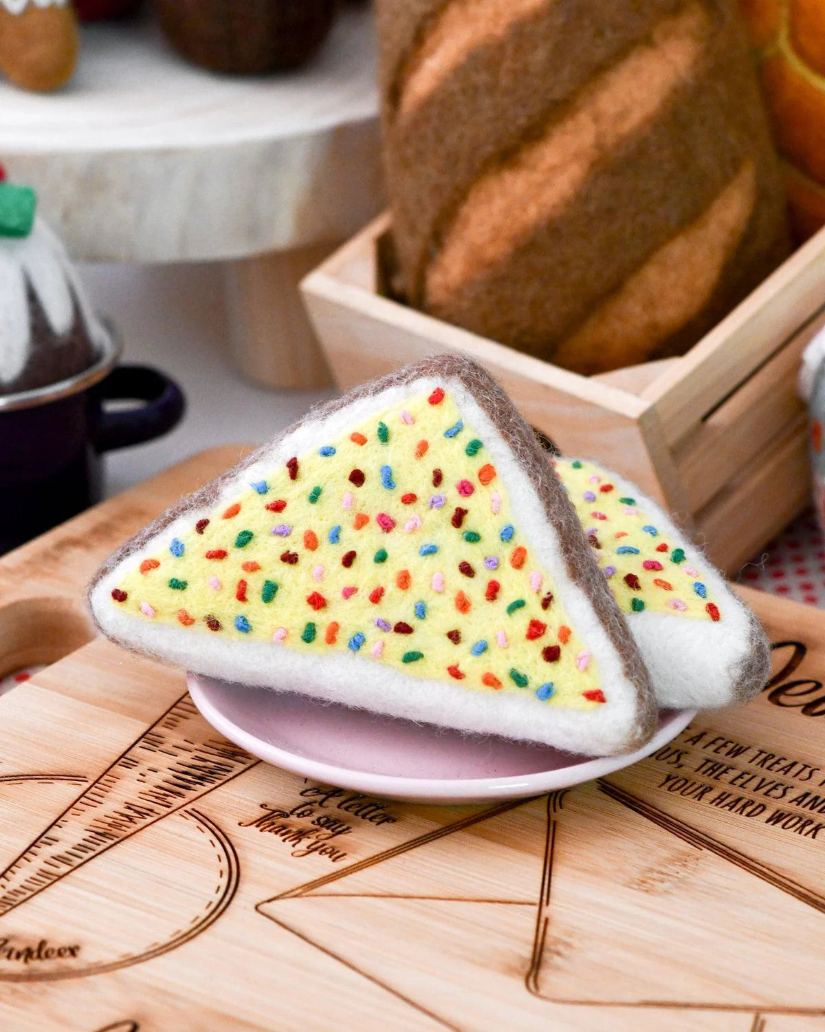 Felt Baked Goods - Fairy Bread
