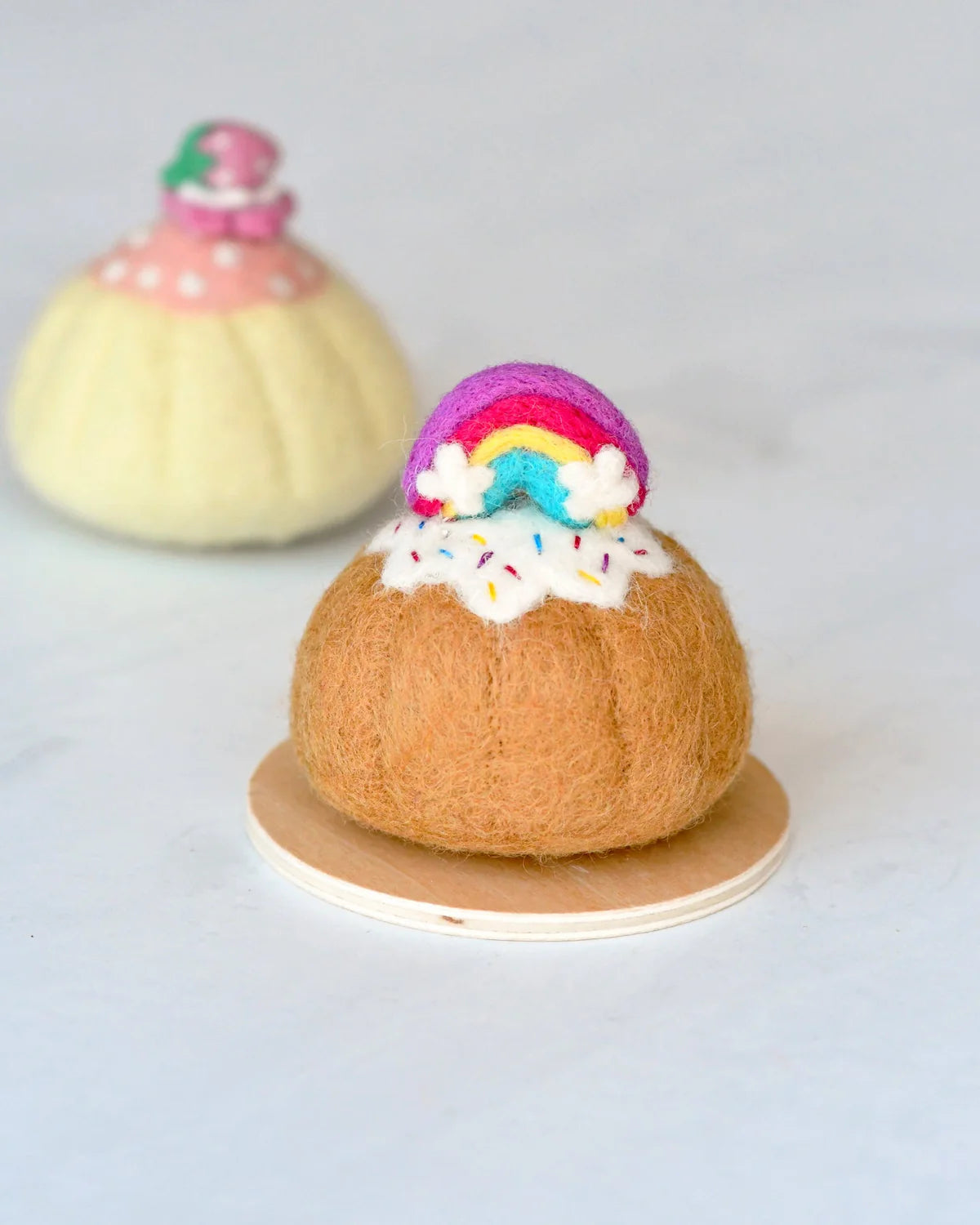 Felt Baked Goods - Rainbow Bundt Cake