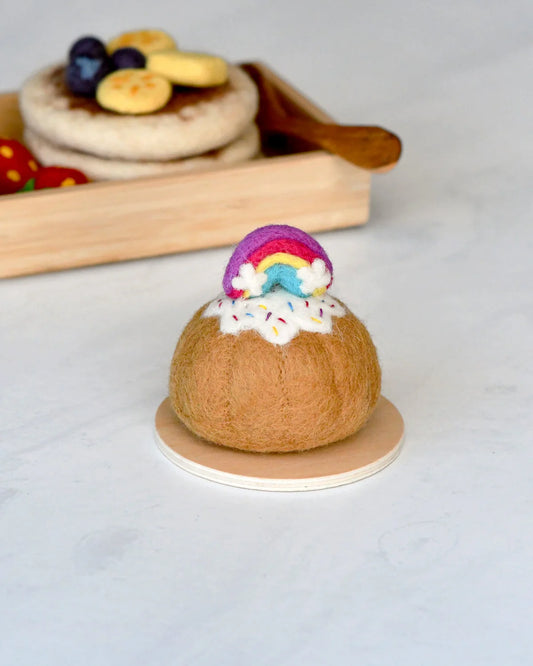 Felt Baked Goods - Rainbow Bundt Cake