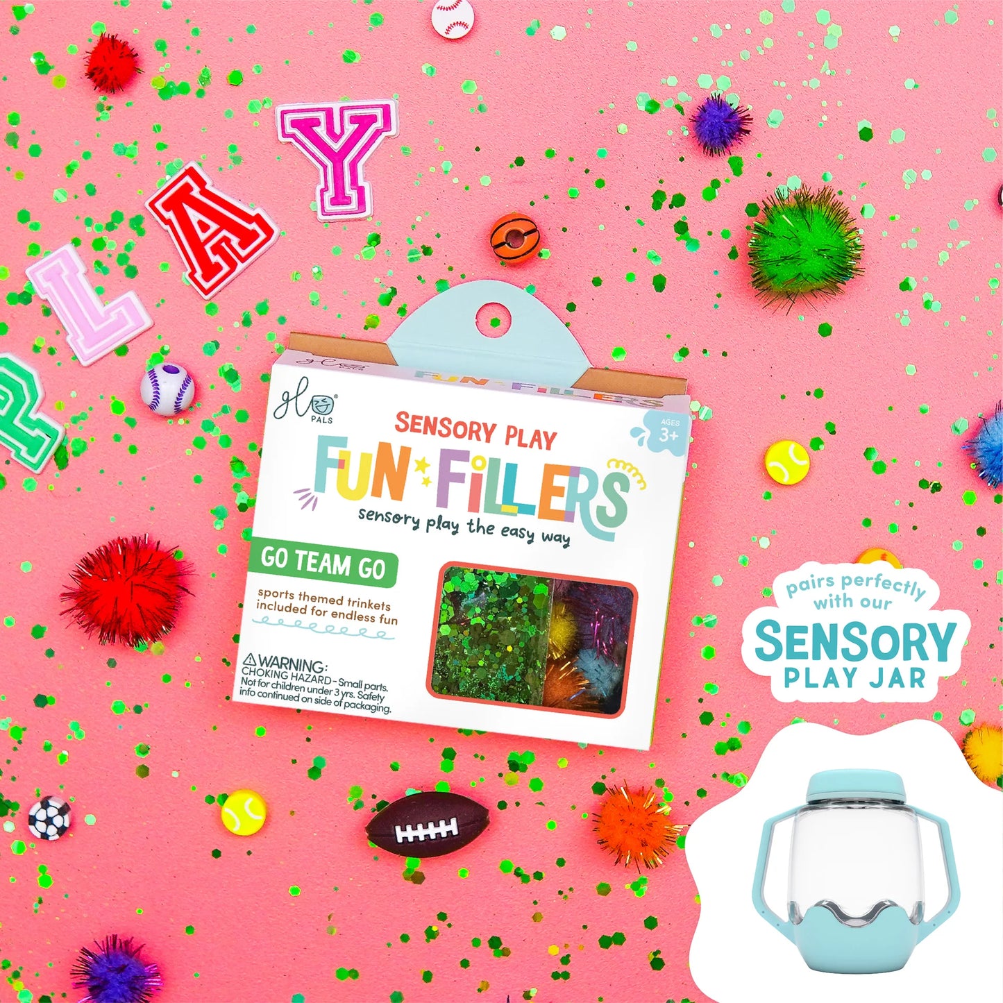 Sensory Play Jar Fun Fillers