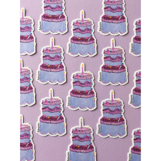 Hip Hooray Cake Sticker