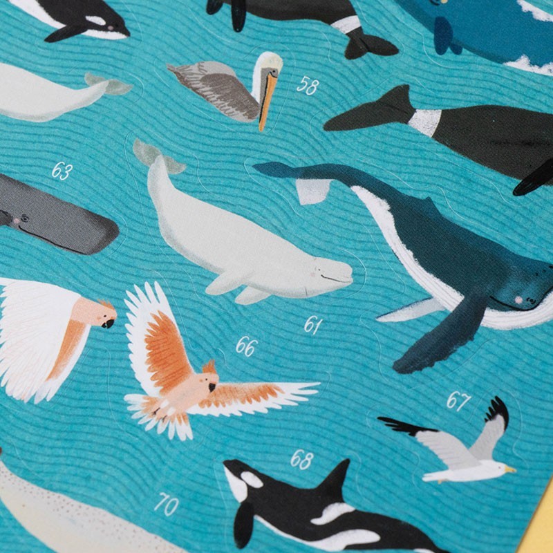 Animal World Poster & Stickers