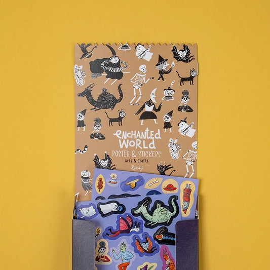 Enchanted World Poster & Stickers