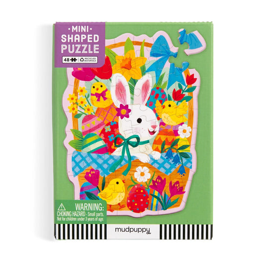 Bunny Basket Mini Shaped Puzzle