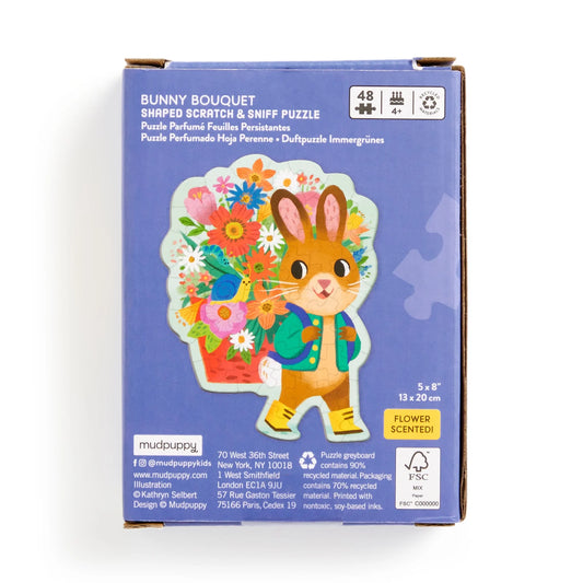 Bunny Bouquet Scratch & Sniff Puzzle
