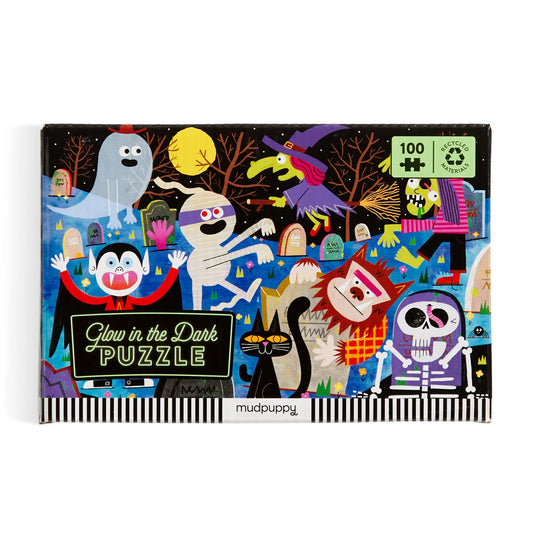 Haunted Graveyard Glow-in-the-Dark Puzzle