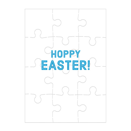 Hoppy Easter Greeting Card Puzzle