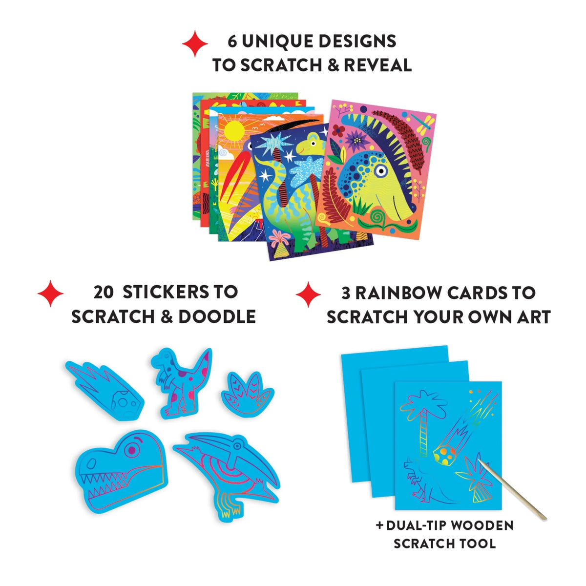 Scratch Magic - Mighty Dinosaurs