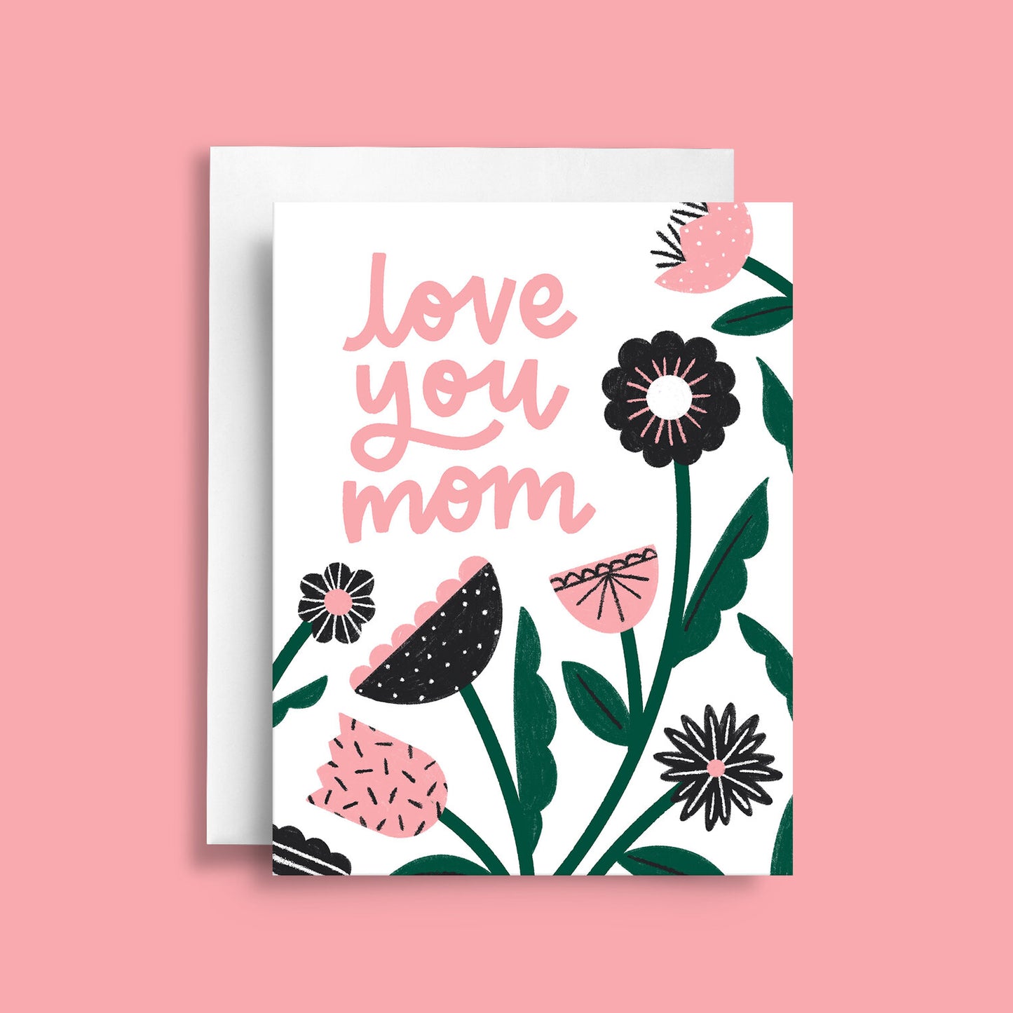 Flower Mom Mother's Day Card