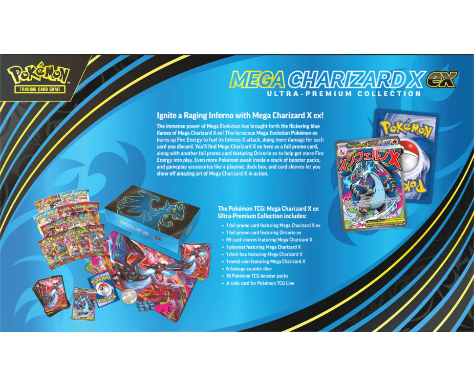 Pokémon Trading Card Game: Mega Charizard X ex Ultra Premium Collection