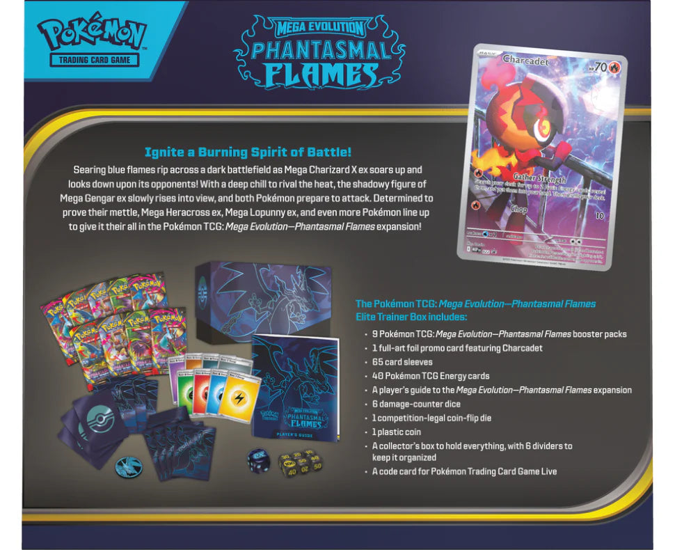 Pokémon Trading Card Game: Phantasmal Flames Elite Trainer Box