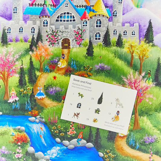 Princess Seek & Find Playsilk