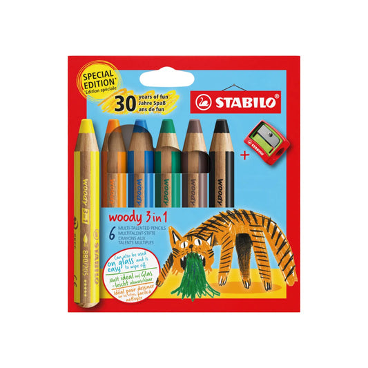 Stabilo Woody 3-in-1 Colour Pencils - Special Edition
