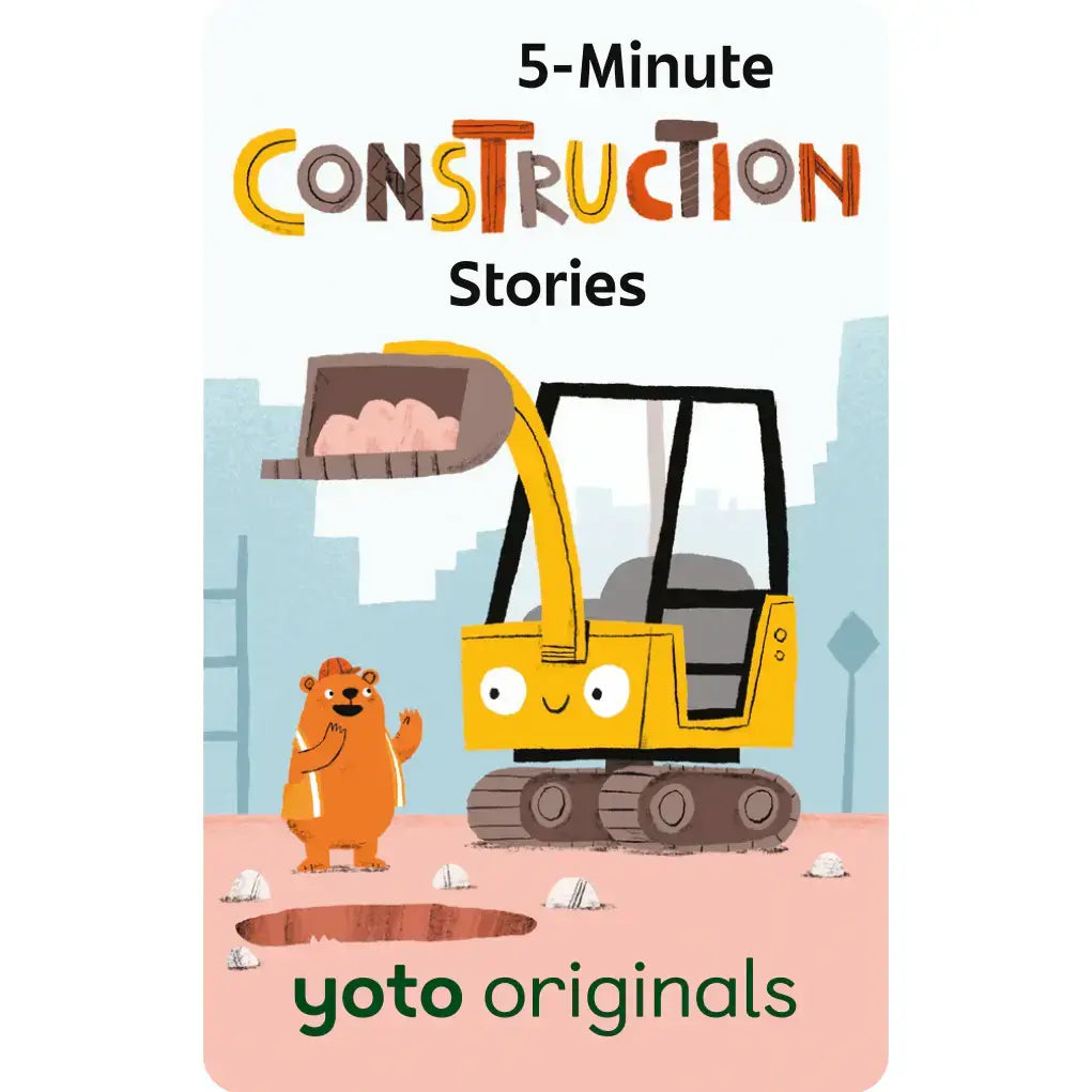 Five Minute Construction Stories - Yoto Card