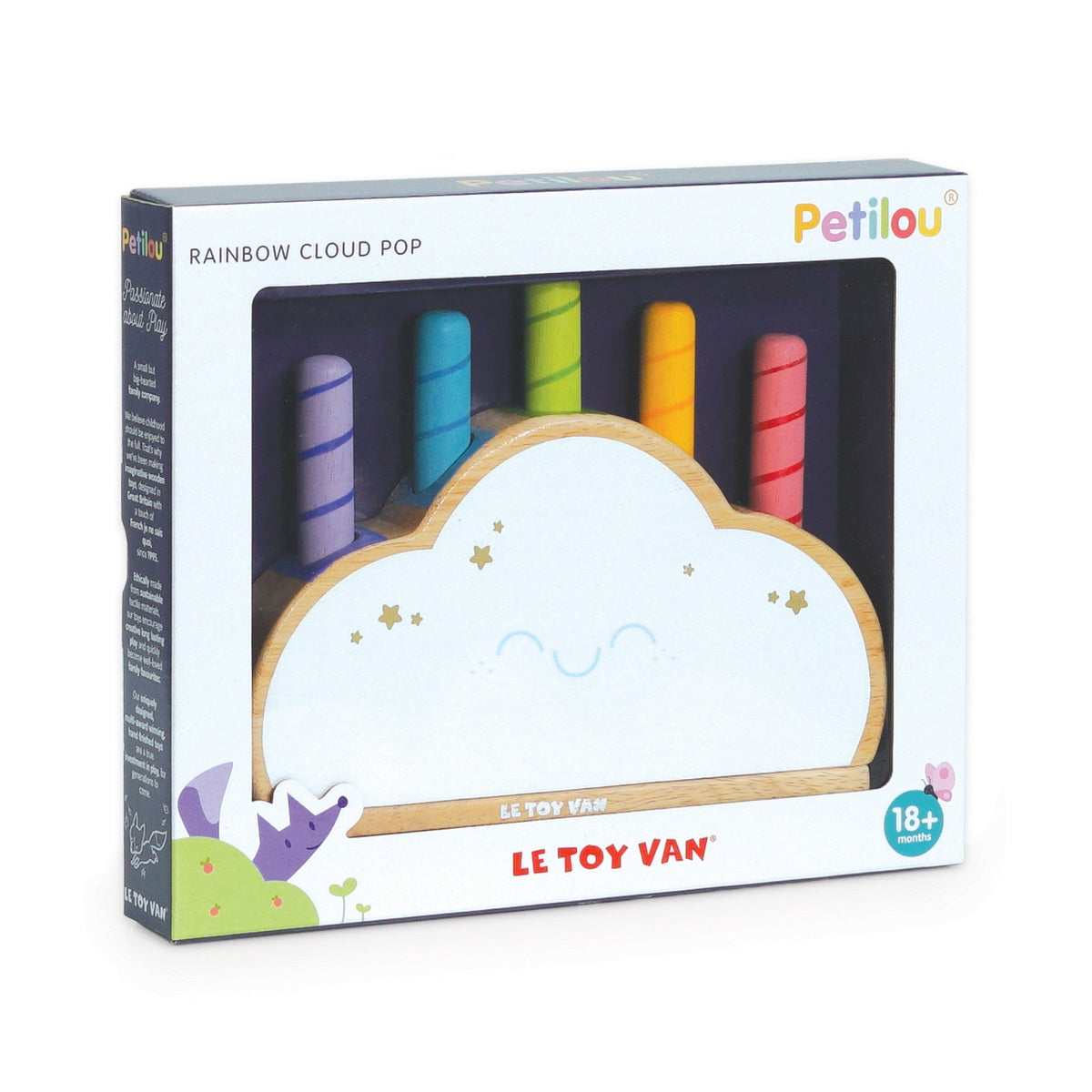 Rainbow Cloud Pop-Up Toy