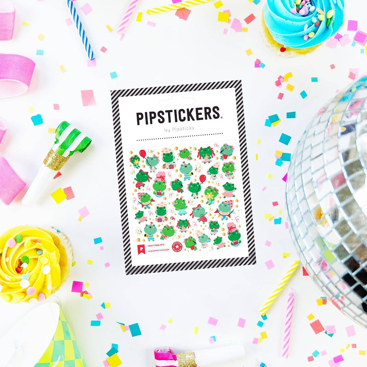 Fancy Frog Fête Stickers