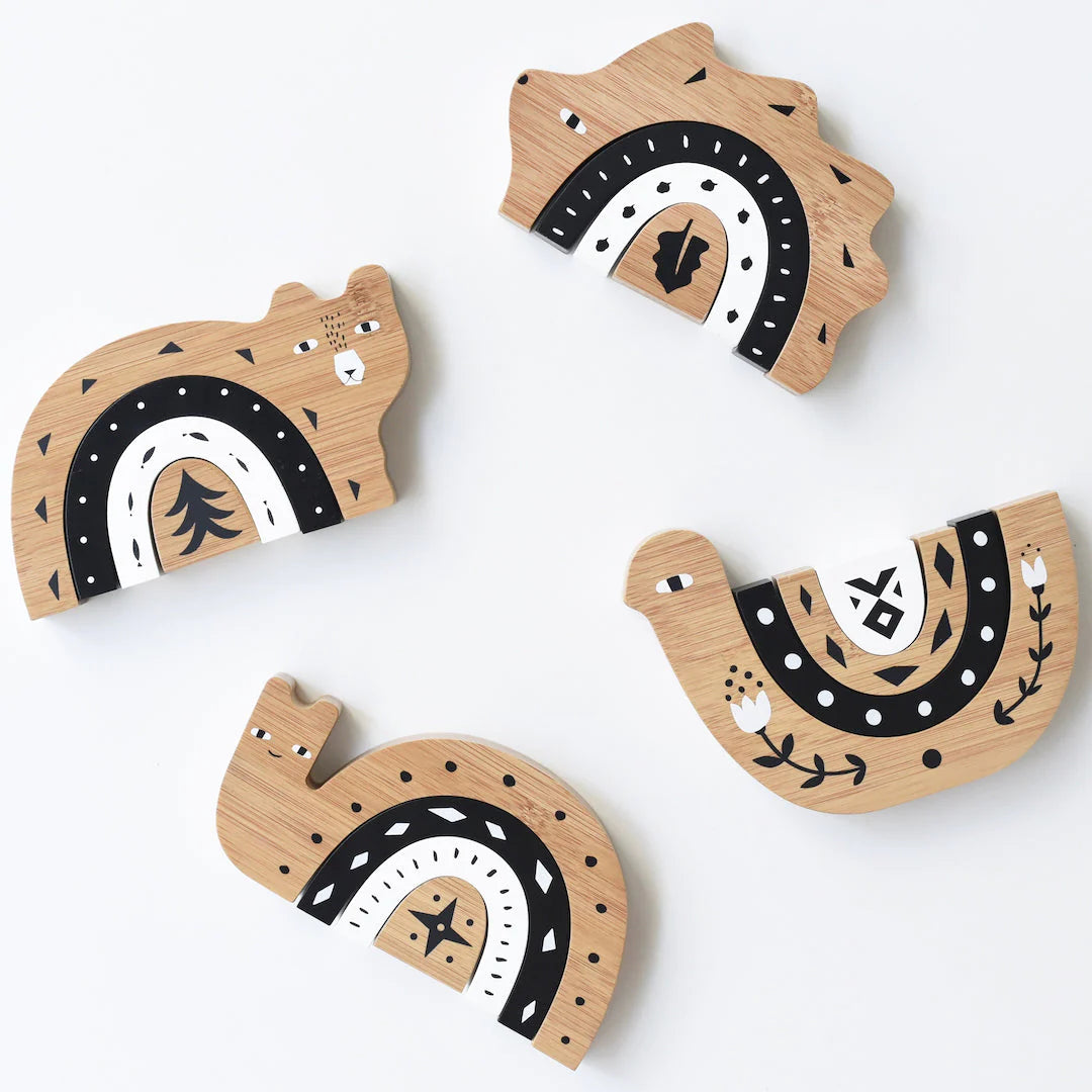 Bamboo Nesting Animals
