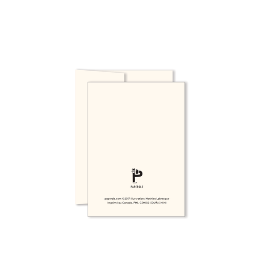 Souris Miniature Greeting Card