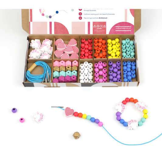 Unicorn & Heart Bracelet Making Kit