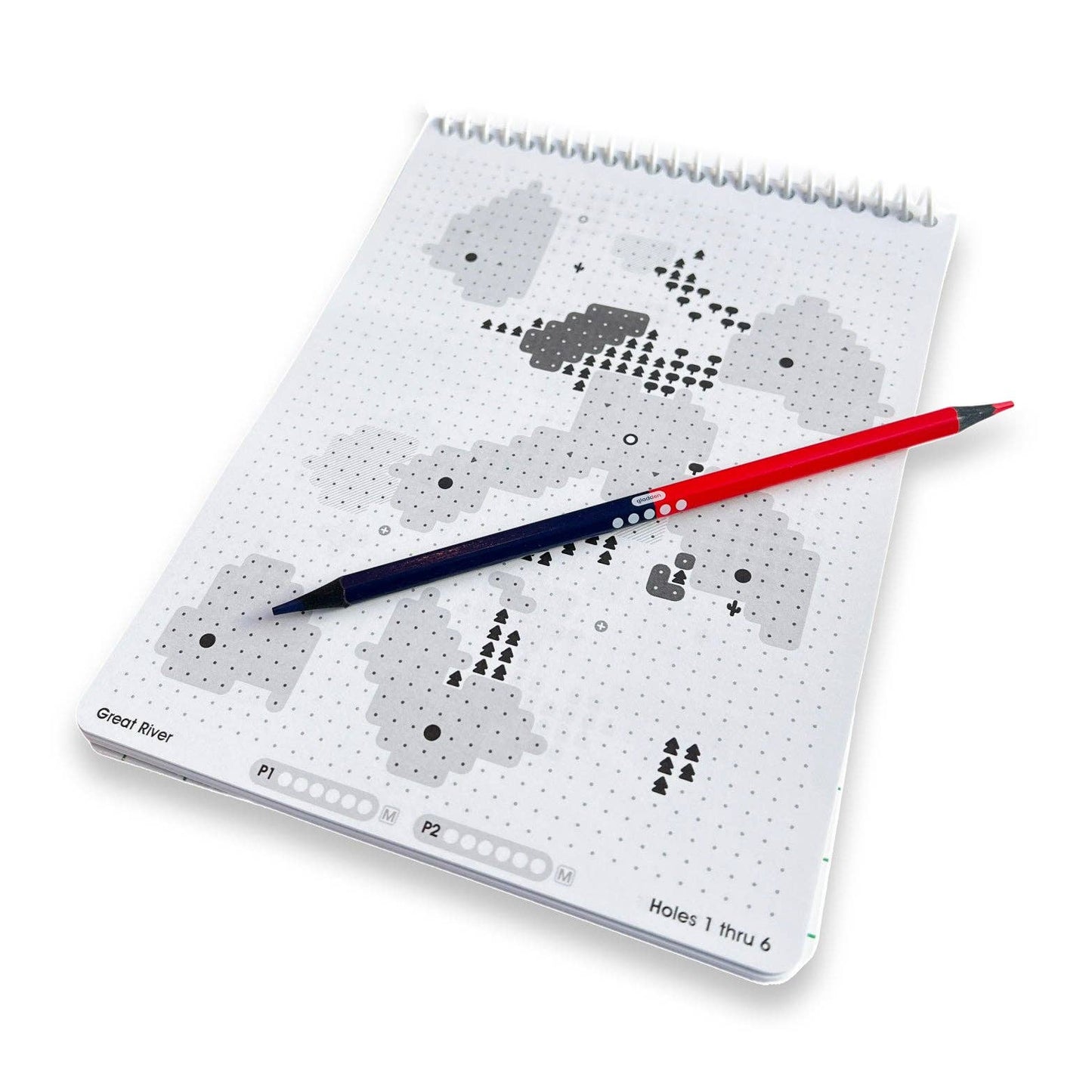 Paper Apps™ DUO GOLF XL Two-Player Notebook Game