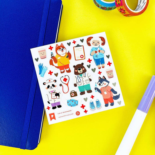 Fur-st Responders Stickers