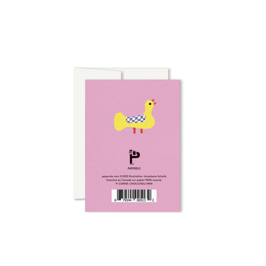 Chouchou Miniature Greeting Card