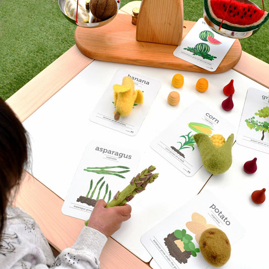 Felt Fruits & Vegetables - Asparagus