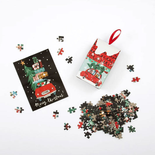 Christmas Car Puzzle Ornament