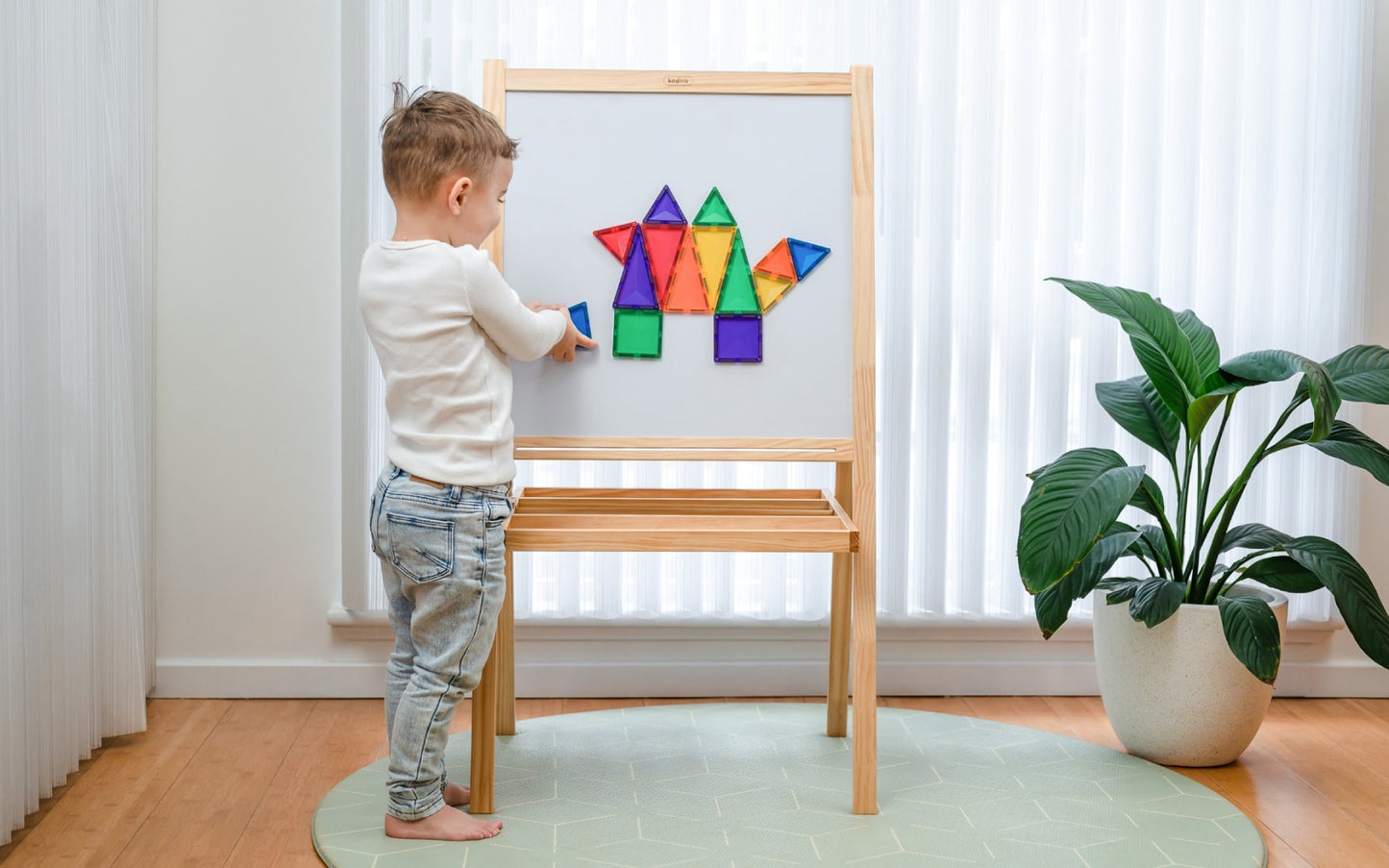 Rainbow Magnetic Tiles Mini Pack