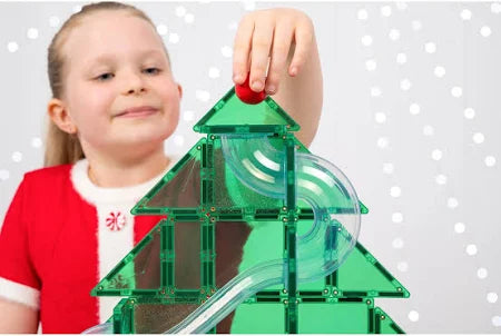 Magnetic Tiles Christmas Tree Ball Run Pack
