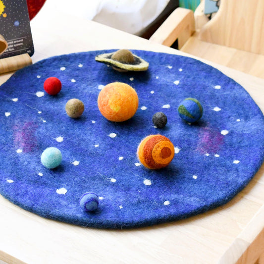 Felt Play Mat Playscape - Solar System with Planets