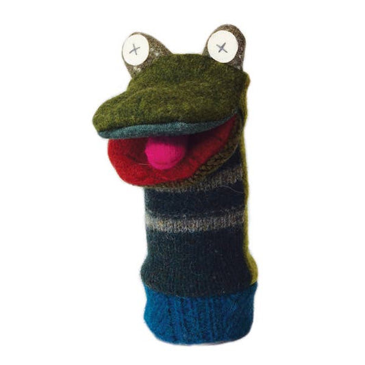 Frog Wool Puppet