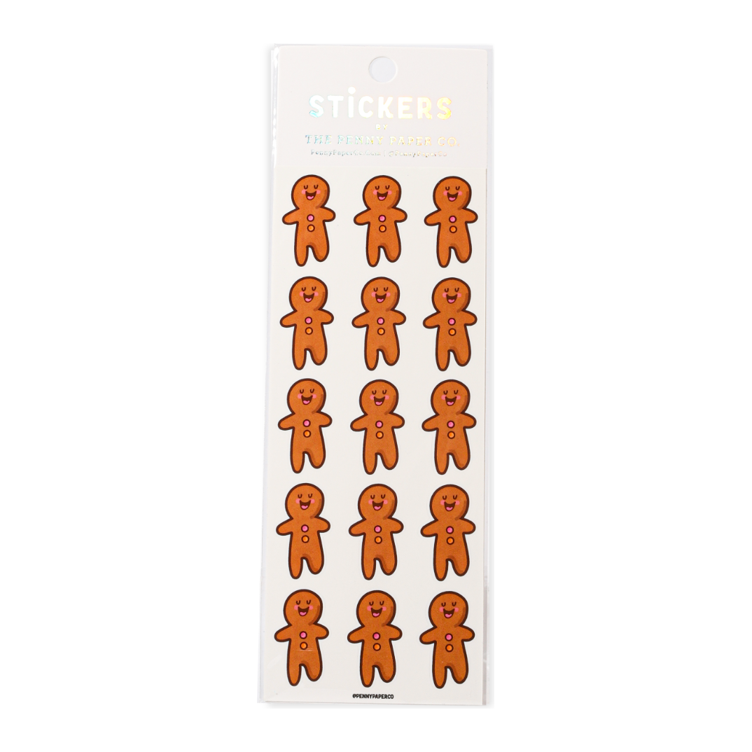 Gingerbread Men Stickers