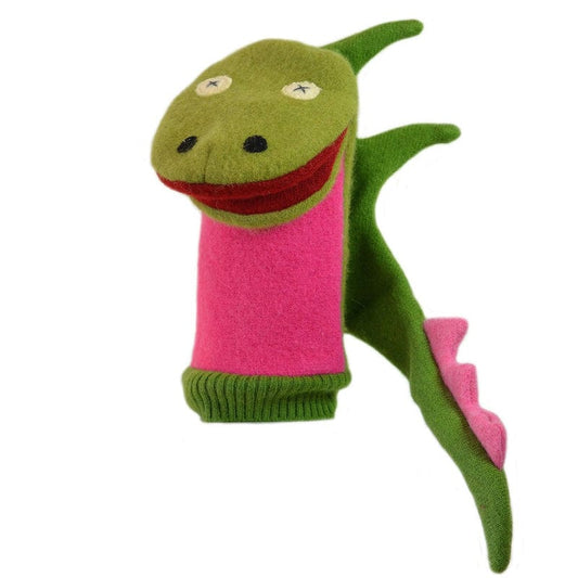 Cate and Levi Dragon Wool Puppet