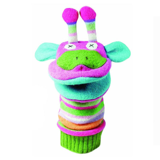 Cate and Levi Giraffe Wool Puppet