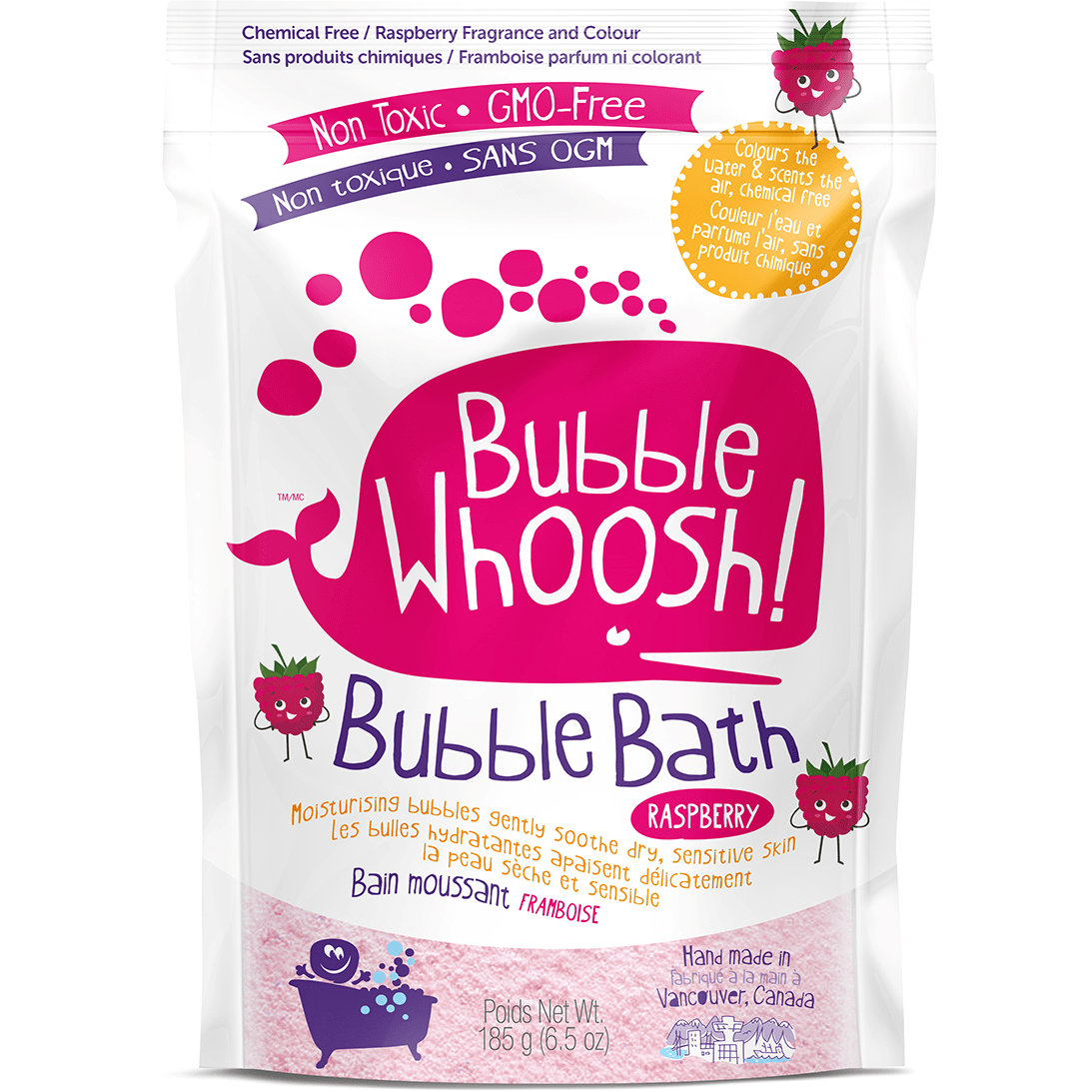 Loot Toys Raspberry Bubble Whoosh Bubble Bath