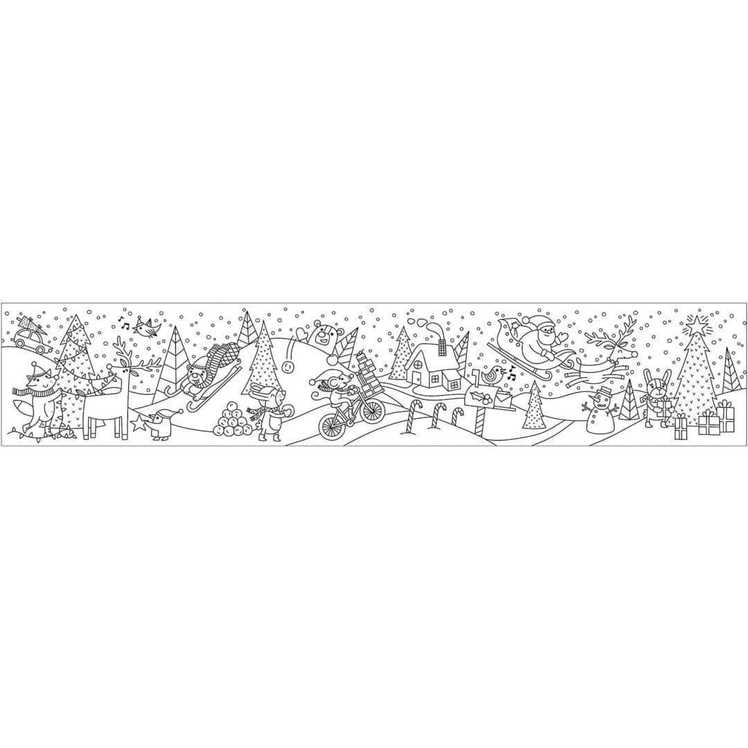 Mud Puppy Books Colouring Roll - Holiday Collection