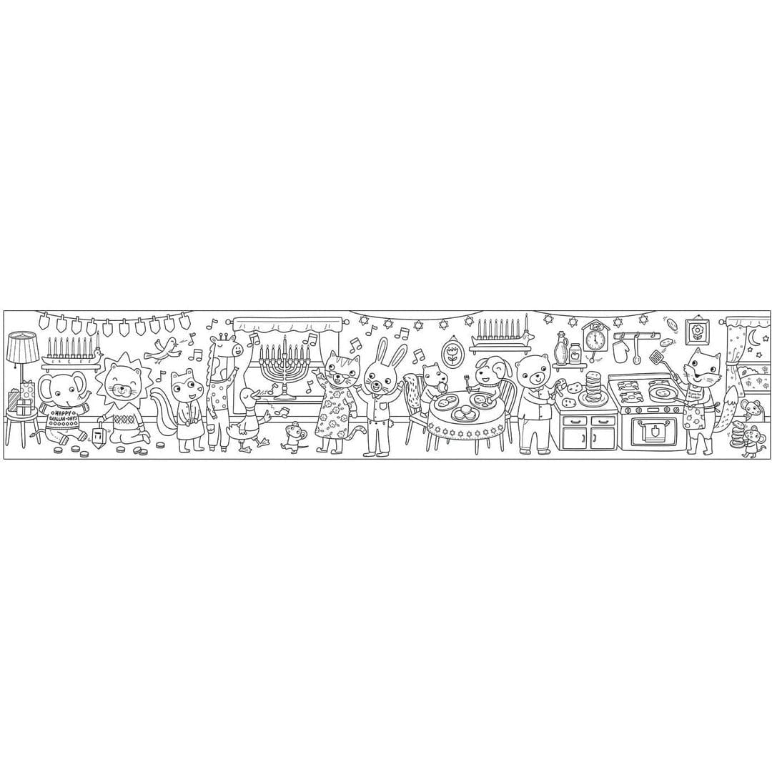 Mud Puppy Books Colouring Roll - Holiday Collection