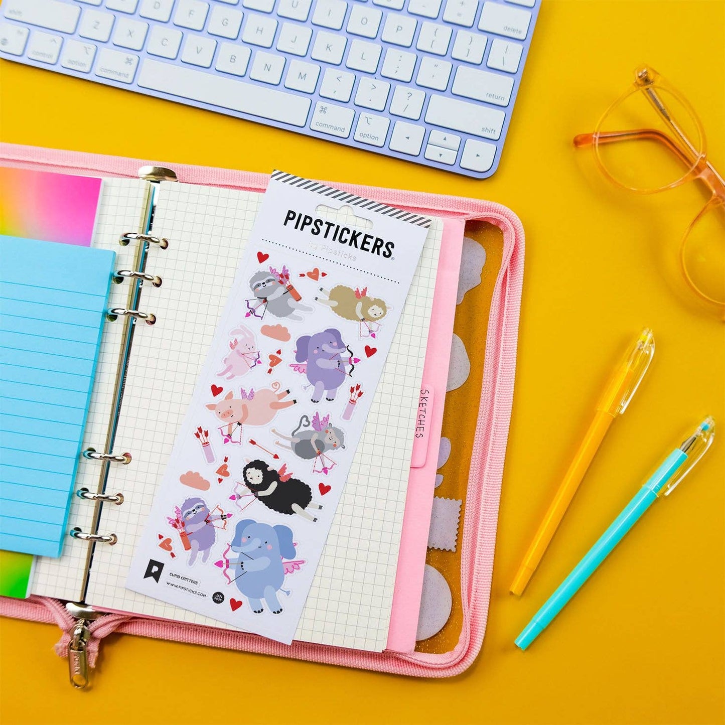 Cupid Critters Stickers