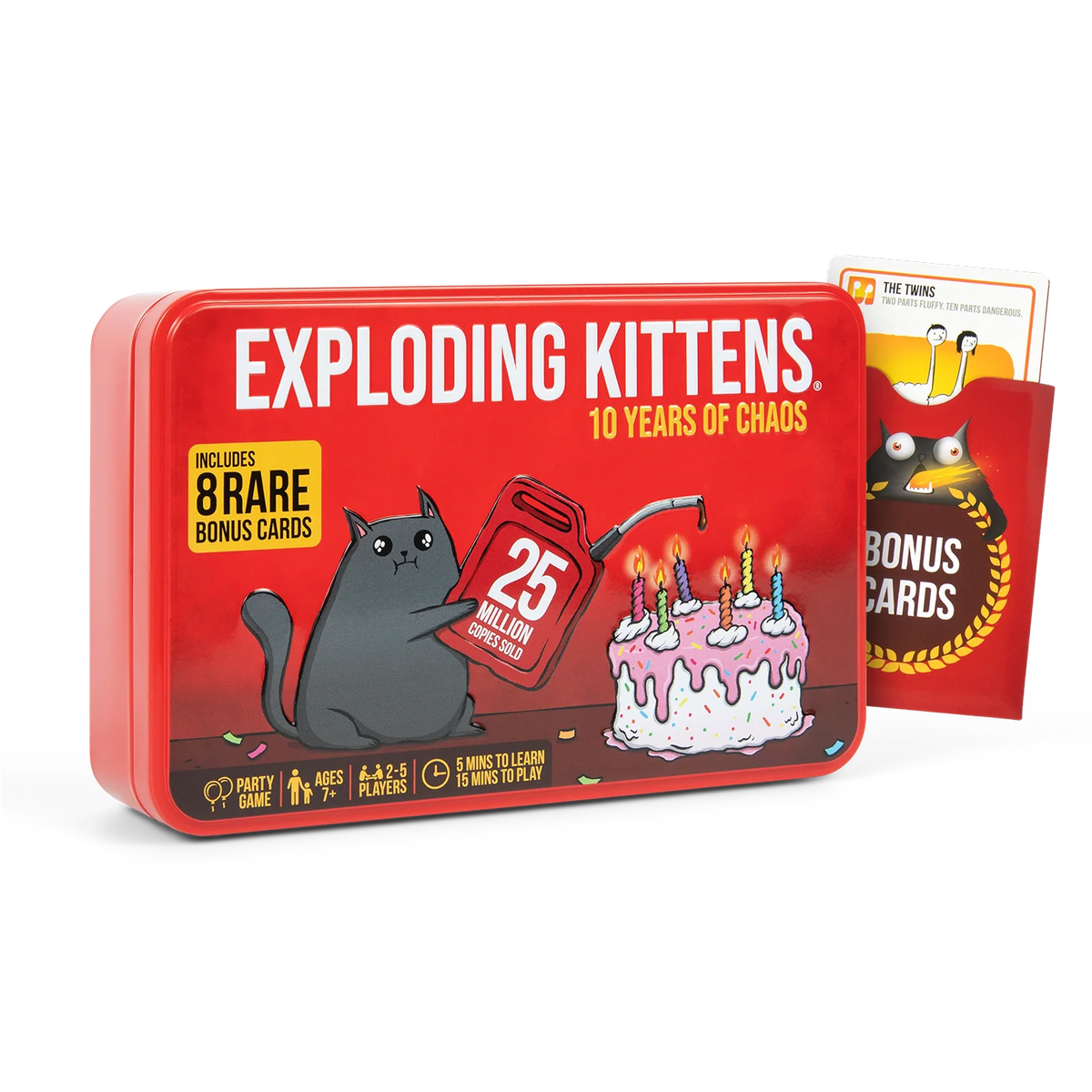 Exploding Kittens: 10 Years of Chaos Tin