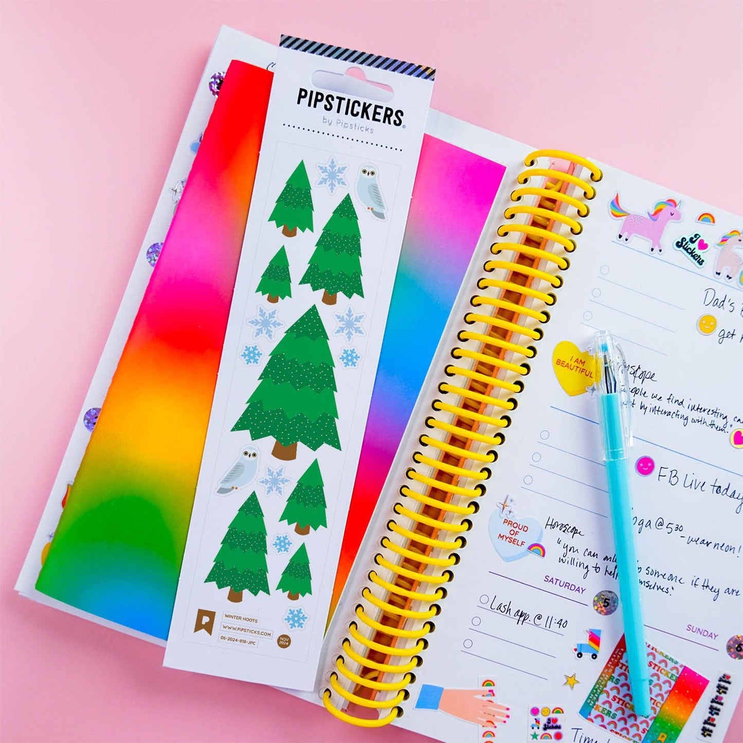 Winter Hoots Stickers