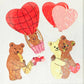 Speckled Love is in the Air Bears Sticker Sheet